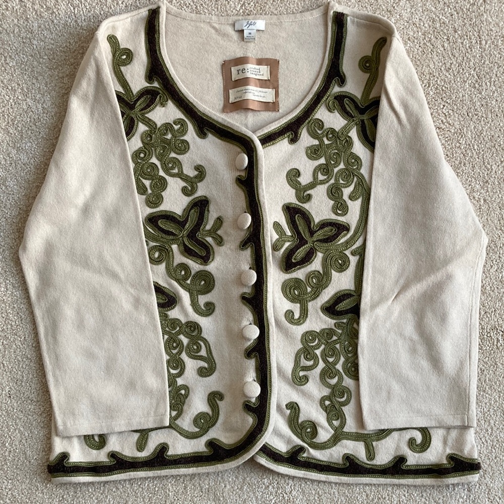 J Jill Limited Edition Cardigan Sweater, No 40, EUC